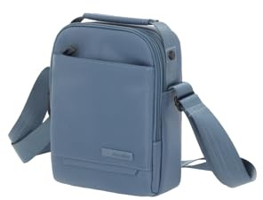 Travelite Cross Body Bag, WORKFLOW Umhängetasche aus recyceltem Material mit Sicherheitsfach, Sling Bag