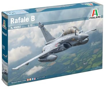 Italeri 90092 Rafale B, escala 1:72, Plastic Model Kit/Modelo de plástico para montar