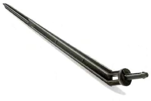 Suinga Pack 100 Piqueta Curva para Microtubo | Estaca Laberinto 4,5 x 6,5 mm | Sistema de Riego por Goteo con Encaje a Presión | Accesorios de Riego Eficientes para Jardín, Macetas y Agricultura