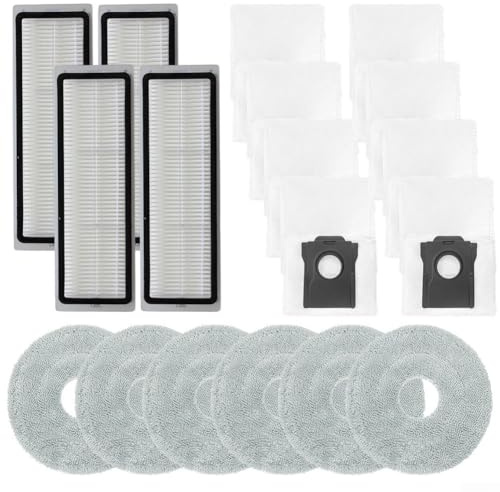 Bolsas de papel de filtro y tela no tejida con paños de fregona para Cecotec para Conga para X100 para X Treme Juego de equipos de limpieza (B)