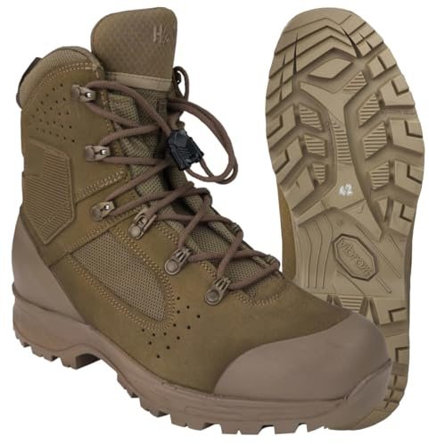 HAIX Original Bundeswehr stridskängor Nepal Pro Coyote *specialmodell* Nato Tropiska stövlar 2. Val, Prärievarg (Coyote), 40 EU