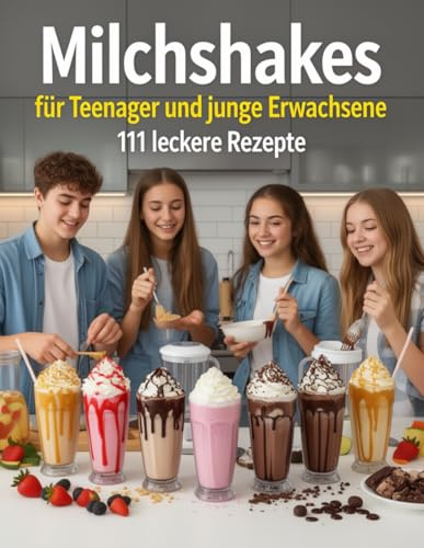 Milchshakes für Teenager und junge Erwachsene – 111 leckere Rezepte: von A bis Z für jeden Geschmack, von klassisch bis modern, Einfach, schnell & ... & Backen für Teenanger und junge Erwachsene)