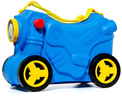 Valigia per Bambini Molto Smiler Moto Valigia-Blu