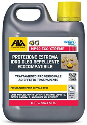 MP90 Eco Xtreme, Protettivo, Crea una Protezione Estrema Eco-compatibile che limita l'Assorbimento di Acqua, Macchie Oleose e colorate, 1L