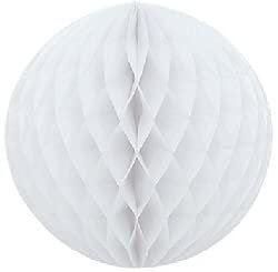 DS Wabenball 80cm weiß, schwer entflammbar B1, Lieferung frei Haus