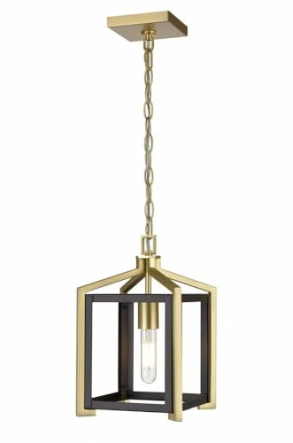 Innovations Lighting Wiscoy - 1 Light Chain Hung Pendant-13.25 Inches Tall and 8 Inches Wide-Brushed Satin Brass Finish -Traditional Insta