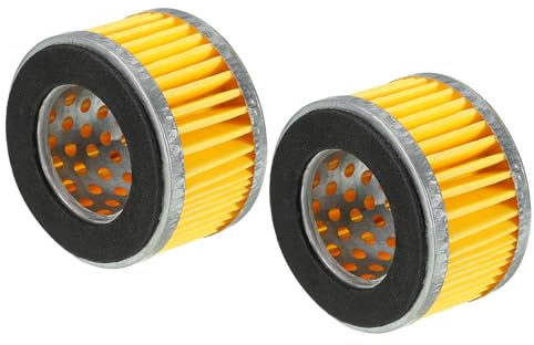PATIKIL Elemento Filtrante Aria per Compressore Carta 2pz | Filtro di Aspirazione di Ricambio in Carta, per Compressori d'Aria, Sostituzione Filtro
