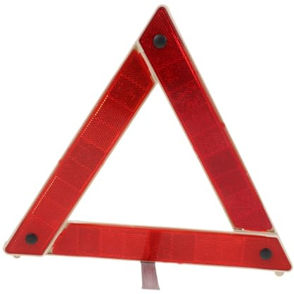 GALPADA Triangles De Présignalisation Pliables Triangle De Sécurité Triple Kit D'avertissement Panneau De Danger Routier Symbole Triangulaire Réflecteur De Triangle De Présignalisation