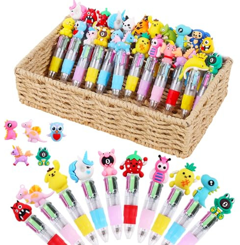 Gudotra 35 Pezzi Gadget Compleanno Bambini Penne Multicolore Regalini Fine Festa Compleanno Penne Gel Colorate