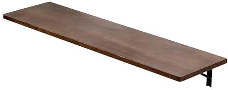 Klappbarer Wandtisch Holz, Schreibtisch Kleiner Wandtisch, Klapptisch Platzsparend Klappbar Zur Wandmontage Schwimmend Computertisch, Esstisch, Küchentisch, Hängetisch ( Size : 40x80cm/15.7x31.5in )
