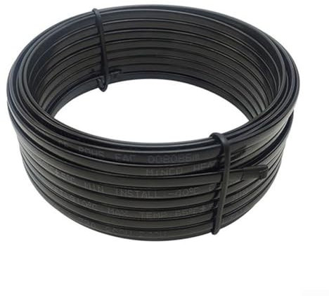 Pipe Heat Cable, Self Regulating Heating Cable, Freeze for PROTECTION Pipe Water Heat For Antifreeze, Roofs, Gutters 200V~240V ﻿(50M)