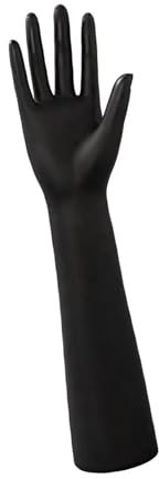 UxicRuya Schwarze weibliche Schaufensterpuppenhand, Schmuckständer, DIY-Projekte, leicht, praktisch, tragbar, kommerzielle Nutzung, Foto-Requisite, Rechte Hand
