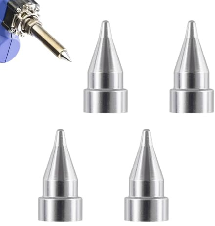 4 Stück Entlötdüsen Set, 0.8mm Entlötdüsen Ersatzspitze Entlötkolben Zubehör Lötkolben Ersatzteil