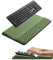 VAYDEER Reposamuñecas Ergonómico para Teclado – Soporte 2 en 1 con Elevador y Almohadilla de Espuma Viscoelástica, Base Antideslizante, Ideal para Oficina, Portátil y Gaming – Verde Oscuro
