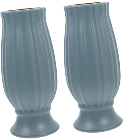 SOLUSTRE 2piezas Jarrón del Cementerio para Lápidas Arreglos Artificiales Conjunto De Decoración Conmemorativa para Tumbas para Cementerio Exterior