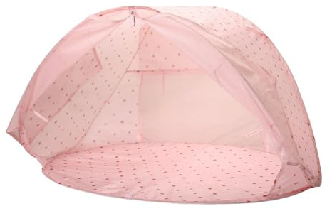 Monnëka Tente de Plage et Jardin pour Bébés et Enfants | Abri de Plage à Protection Solaire Anti-UV UPF 50+ | Parasol Pop Up Facile à Installer et à Transporter | Strawberries