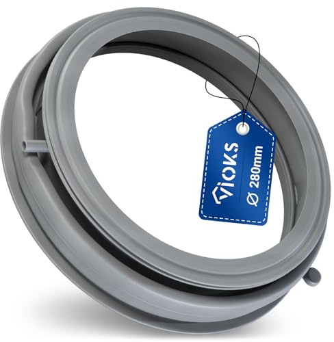 VIOKS Tür Dichtung Ersatz für Мiele 6579420 Türmanschette 280 mm Rund - Waschmaschinen Türdichtung Gummi - Waschmaschine Ersatzteile & Zubehör