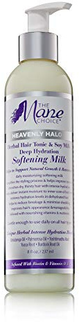 The Mane Choice Heavenly Halo Herbal Hair Tonic & Soy Milk Deep Hydration Softening Milk, 8 Ounce