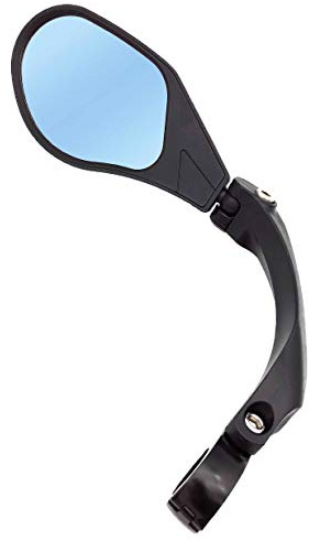 Hafny Lenker-Fahrradspiegel, HD, schlagfest, Glaslinse für Fahrzeugqualität (88 linke Blau)