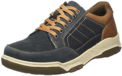 Hush Puppies Men's Finley Sneaker, Navy, 8 UK