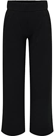JdY Jdylouisville Catia Wide Pant JRS Noos tygbyxor, svart, L / 30L