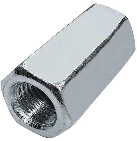 AERZETIX - C58235 - Satz von 2 Verbindungsmuttern distanzmuttern sechskant länglichen M16x50 mm - verlängerungsmutter langmuttern mit metrischem gewinde - aus verzinktem stahl