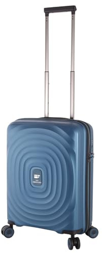 Von Cronshagen Reisetrolley Mogens | Stabiler Koffer in verschiedenen Größen | Hartschalenkoffer aus stabilem Material | mit TSA Zahlenschloss | Reisekoffer (Petrol, S - Handgepäck)