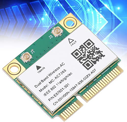 PCIE scheda WLAN MC-AC7265, adattatore di rete wireless WLAN dual band 2.4G/5G Bluetooth WiFi scheda di rete per laptop PC PC 8 10