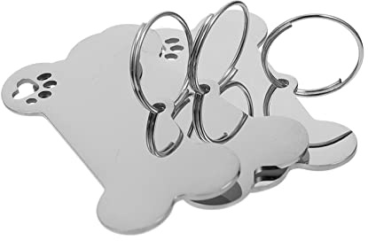 minkissy 1satz Haustier Hundemarke Edelstahl Personalisierbare Gravierte Namensschilder Für Hunde Robuste Wetterbeständige Id-tags Für Haustiere Für Hunde Und Katzen Geeignet