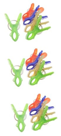Cabilock Lot De 3 Pinces De Séchage Non Plastiques pour Cintres Pinces De Couette Robustes pour Linge Serviettes pour Les Jours Venteux 5 Pièces X 3