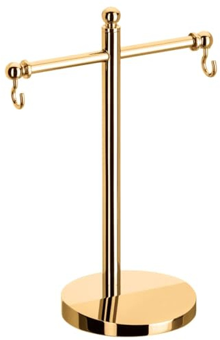 Bullongè LeDiplomate Gold - Supporto per orologio da tasca per 2 orologi, gold