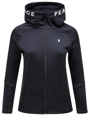 Peak Performance Damen Rider Zip Hoodie Jacke, black-black, S