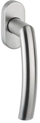 FELGNER ensemble de fenêtres Torino | quincaillerie de fenêtre en acier inoxydable | poignées de fenêtre ergonomiques pour la sécurité des fenêtres | acier inoxydable mat