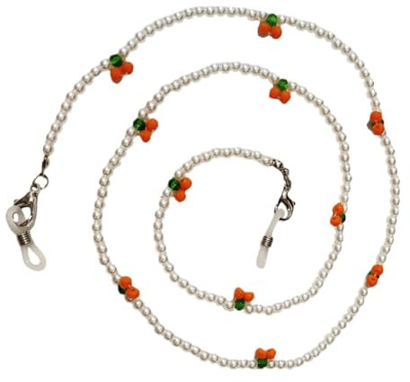 DEARMAMY 1stück Delicate Anti-lost Brillen Und Maskenhalter Mit Anti-rutsch-design Vielseitiges Brillenband Im Cherrydesign Für Optimalen Halt Und Stil