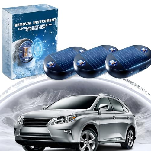 Auto-Interferenz-Anti-Frost-Gerät, Elektromagnetisches Frostschutzmittel zur Schneeräumung, Kinetische Molekularheizung, Elektromagnetisches Auto Schneeräumgerät für EIS, Schnee, Frost (3*Stück)