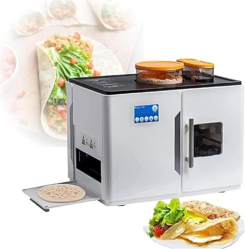 Machine De Fabrication De Chapati EntièRement Automatique Roti Maker,Presse à tortilla,Machine électrique Pour Fabrication De Pains Plats, De Crêpes, De Tortillas, De Pita