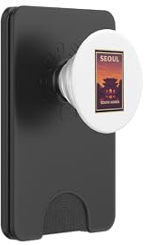 Sunset in Seoul South Korea Sunrise Dawn Travel Art Graphic PopSockets PopWallet for MagSafe