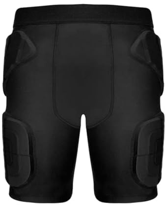 Pantalones cortos de compresión acolchados para jóvenes, resistentes a los impactos, pantalones protectores para niños, fútbol, béisbol, baloncesto, rugby, talla L