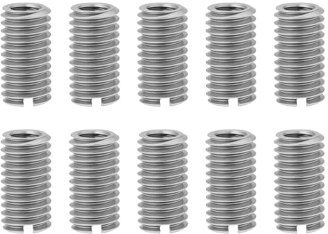 SG Store 10 adattatori filettati da M8 x 1,25 maschio a M5 x 0,5 femmina, dadi di riduzione per computer di comunicazione elettronica automobilistica