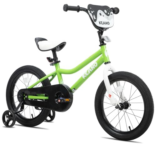 KEANO Lexicon 12/16/20 Zoll Kinderfahrrad für Jungen Mädchen im Alter von 2-9Jahren, 12/16 Zoll Kinderfahrräder mit Stützrädern