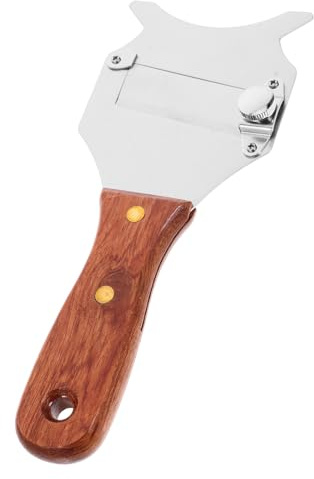 Healeved Râpe à Truffes en Acier Inoxydable Manche en Bois de Huan Trancheuse à Fromage Manuelle Compacte Outil Cuisine Polyvalent pour Chocolat et Beurre Ustensile Pratique pour