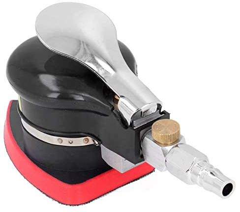 ERYUE Smerigliatrice Triangolare per Levigatrice Pneumatica, Mini Lucidatrice Portatile 12000 Giri/min per Legno e Metallo, con Elevata velocità a Vuoto e Bassa rumorosità,