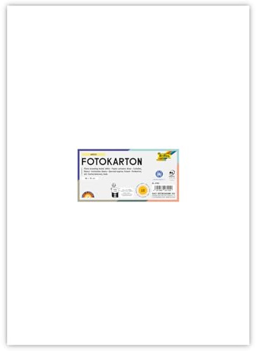 Fotokarton 10 Bogen, 300 g/qm, 50x70 cm (Weiß)