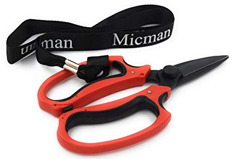 Micman Professional Grade Floral Scissors