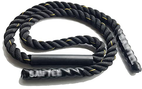 LKZL Schwere Springseile, Steigerung der Kraft Übung Battle Ropes, Verbesserte Ausdauer Enhance Agility Fitness Rope für Männer und Frauen (Size : 2.8m)