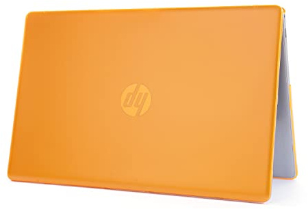 mCover Case Compatible ONLY for 2021-2023 17.3 HP Laptop 17-CNxxxx Series (No DVD Drive) Windows Laptop Computer - Orange