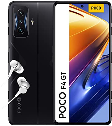 POCO F4 GT 5G - Smartphone 12+256GB, 6.67” 120Hz E4 AMOLED Display, Snapdragon 8 Gen 1, 64MP Triple Camera, 4700mAh, 120W HyperCharge, Stealth Black (UK Version + 2 Years Warranty)