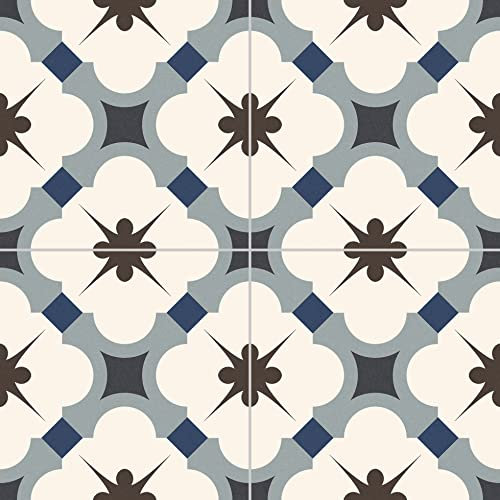 REGENT BLUE 16.5 x 16.5 Feinsteinzeug Wand- und Bodenfliese Keramikfliese Fliese, Inhalt:1.1 m² (40 Fliesen)