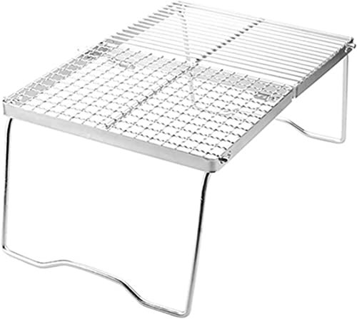 Gasgrill Edelstahl Camping Topflappen Tragbarer Faltbarer Herdhalter Klappbare Brennholzhalterung Mit Aufbewahrungstasche Zum Kochen Picknick