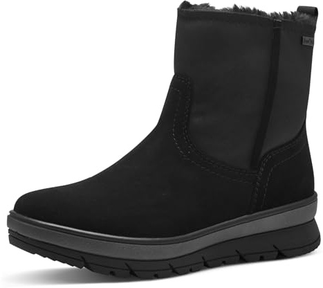 Jana Donna Stivali Invernali Senza Tacco Idrorepellenti Vegani, Nero (Black), 39 EU